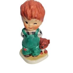 Vintage Goebel 1957 Red Head Figuring The Roving Eye Approx. 4"  11125-1TClo